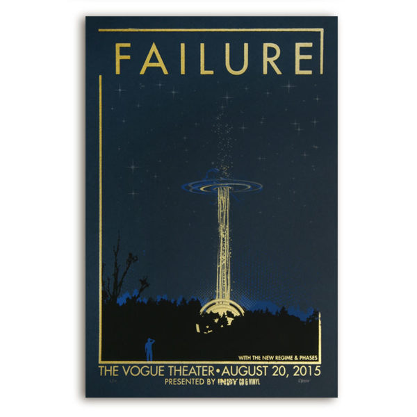 Failure/New Regime Gigposter | 8/20/2015